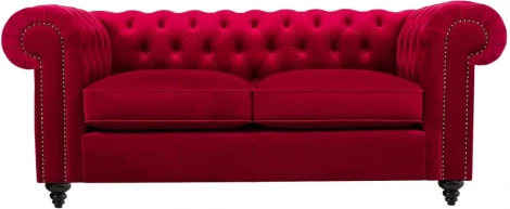 Диван Chester Classic ОГОГО (арт.329618), (Ткань/Бордовый)