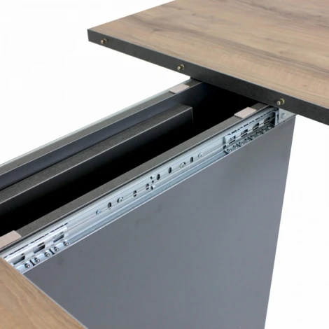 Кухонный стол Аквилон Woodville (Пластик,ЛДСП/Графит) арт.608570