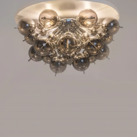 Потолочная люстра Maytoni Bolla MOD133CL-04CH (220V, шарики, молекулы)