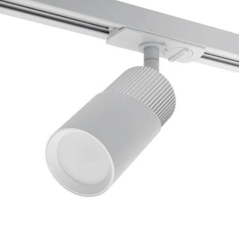 Трековый светильник однофазный Wolta WTL-GU10/06WCH под лампу GU10 белый / Хром DOLCE