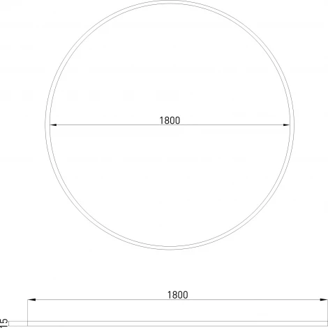 Шинопровод Round Elektrostandard Esthetic Magnetic 85218/00 (черный) (24V)