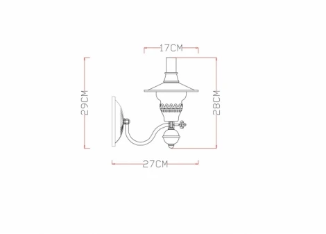 Бра Arte Lamp Trattoria A5664AP-1AB (220V)