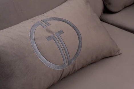 Диван Garda Decor PALAZZO-240M-ROM504 (Коричневый)