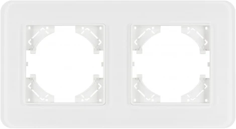 Рамка стеклянная FRM-OMALI-SFGS-2-WH (Arlight) 049708