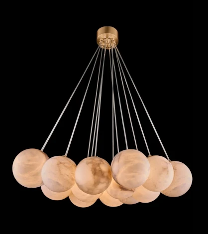 Подвесная люстра Fluorite Unity FL1048-13P (220V, на проводе, шарики)