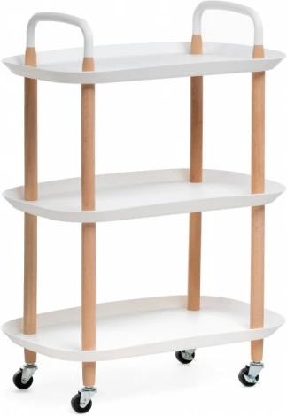 Журнальный стол Woodville Case 56х35х82 white (Пластик/Белый) арт.15800