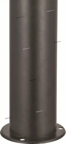 Столб уличный Horoz Palmiye, 1 плафон, черный с прозрачным