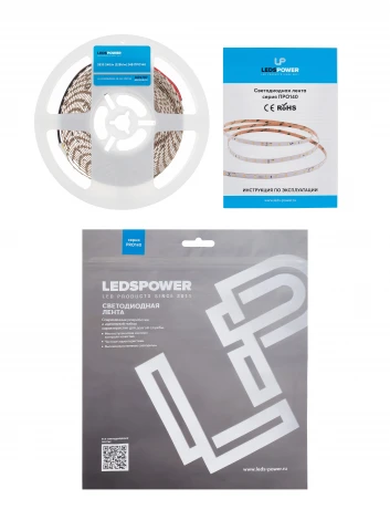 Светодиодная лента двухрядная 22Вт/м 24В 5м LEDS POWER ПРО140 009797