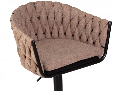 Набор 2 шт Стул барный DOBRIN LEON (коричневая ткань (LAR 275-3))