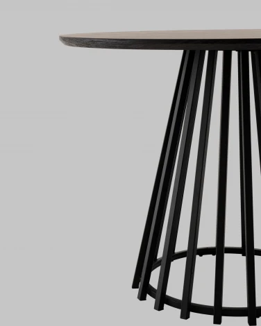 Стол обеденный Stool Group Daphne 100*75 см темное дерево арт.УТ000041367