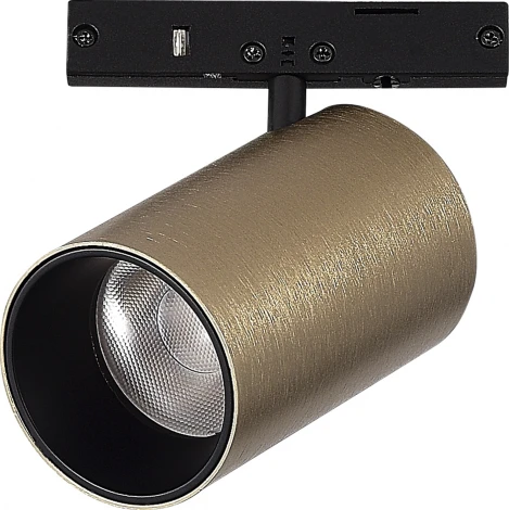 Магнитный трековый светильник ST Luce Super5 ST671.336.05 Латунь LED 1*5W 24V (круглые)