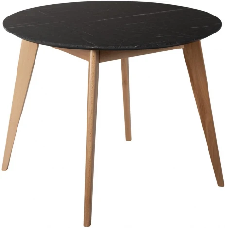 Стол R-Home Лунд круглый д.860 Мрамор Графит