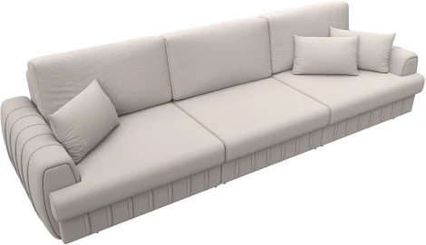 Диван прямой Лига-057 НПБ Лонг Лига Диванов (Замша) арт.129257