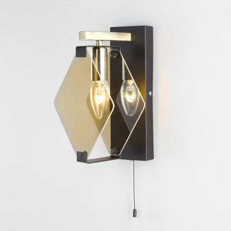 Бра настенное Aragon 60126/1 черный (60116/1)