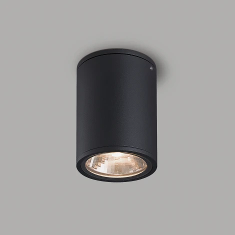 Уличный потолочный светильник светодиодный защищенный LGD-FORMA-SURFACE-R90-12W Day4000 (BK, 44 deg, 230V) (Arlight, IP54 Металл) 037260