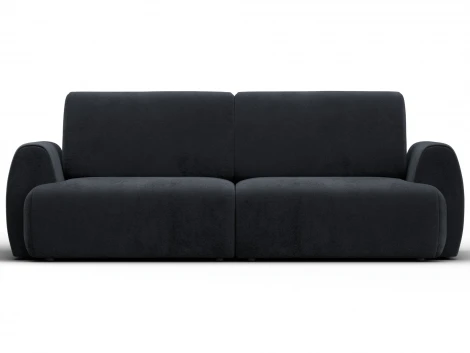 Диван прямой Лига-115 НПБ (ДСП,Фанера,Велюр/Темно-серый) Лига Диванов 136934