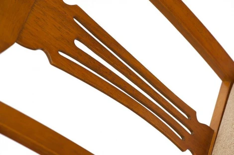 Стул - Гермес/ Hermes дерево гевея, 43х49х94см, Espresso, ткань песочная (Jaffy 104-58) Tetchair 9246