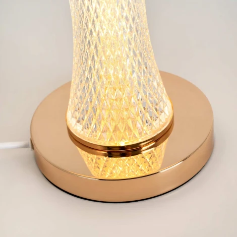 Интерьерная настольная лампа с регулировкой цветовой температуры и RGB LED4U L6161 GD