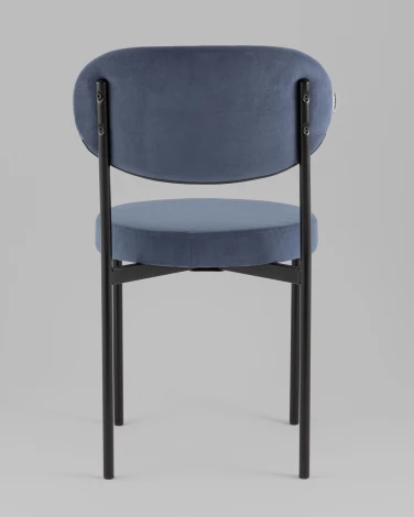 Стул Бриф Original N велюр пыльно-синий Stool Group УТ000042645