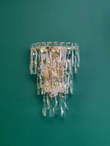 Бра Fluorite The Empress FL1061-3W (220V, хрусталь, подвески)