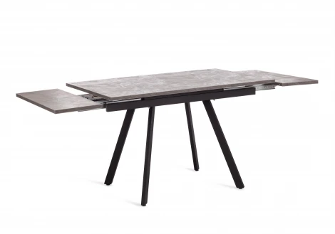 Стол VIGO ЛДСП/HPL/металл, 120 x 80 30 х 75 см, Мрамор чёрный/чёрный Tetchair 19730