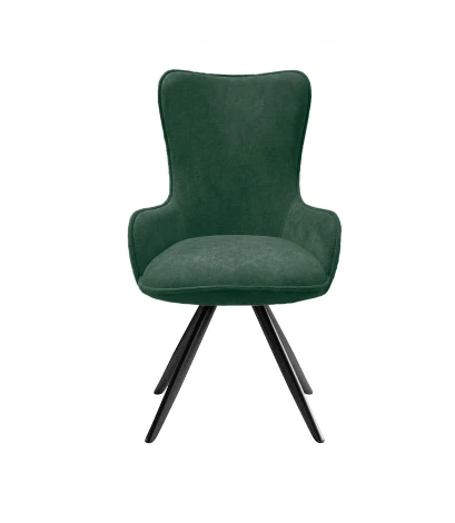 Стул DikLine 333 поворотный TW14 зеленый, ножки черные 00-00084732