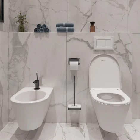 Кнопка смыва Geberit Sigma 30 белая, матовый лак