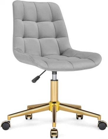 Компьютерное кресло Notta Честер светло-серый (california 900)/ золото 533182