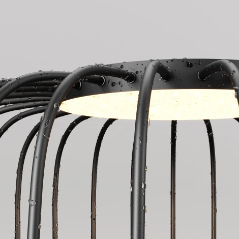 Наземный уличный светильник LED IP54 Maytoni Wisp O478FL-L18GF3K (220V, круглые)