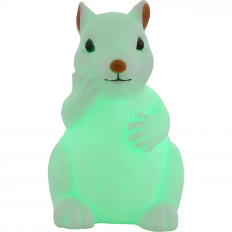 Интерьерная настольная лампа RGB Globo Kraka 28034-20 (для детской, LED, 220V, выключатель, животные)