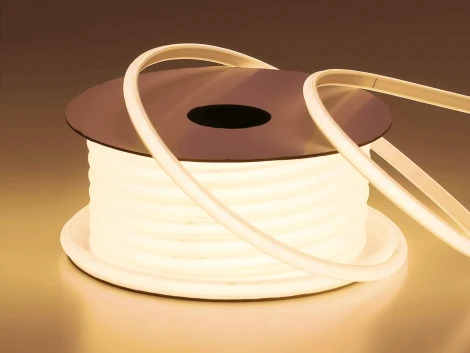 Светодиодная лента 220В IP65 13Вт/м 480 LED/м SWG SWG-COB480-13-WW-65