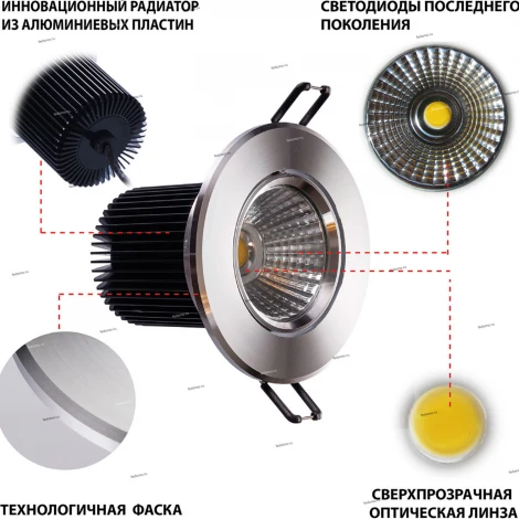 Встраиваемый точечный светильник MW-Light Круз 637013901