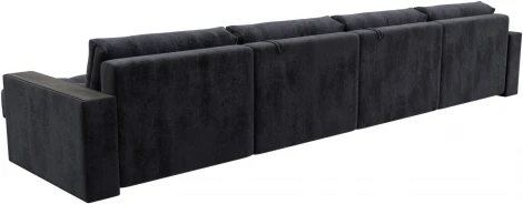 Диван П-образный с декором Лига-049 НПБ Лонг Лига Диванов (Велюр) арт.128577