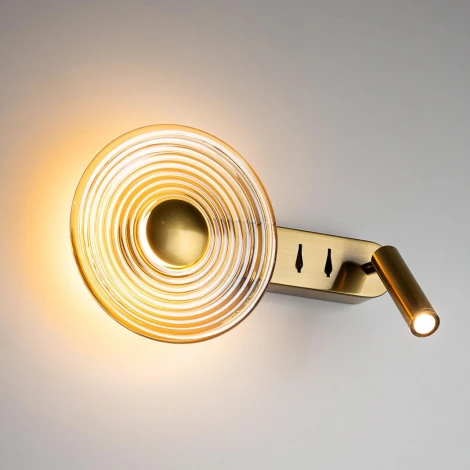 Настенный светильник светодиодный со спотом с выключателем Citilux Corta CL245033