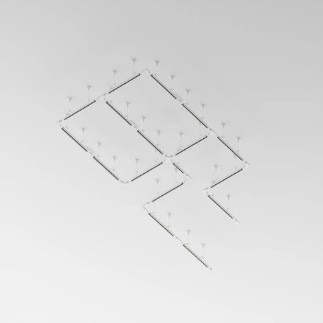 Шинопровод 2м Trinity накладной/подвесной белый (трехфазный) Maytoni Technical TRX005-312W (220V)