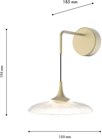 Бра Favourite Wilet 4657-1W (LED, 220V, круглые)