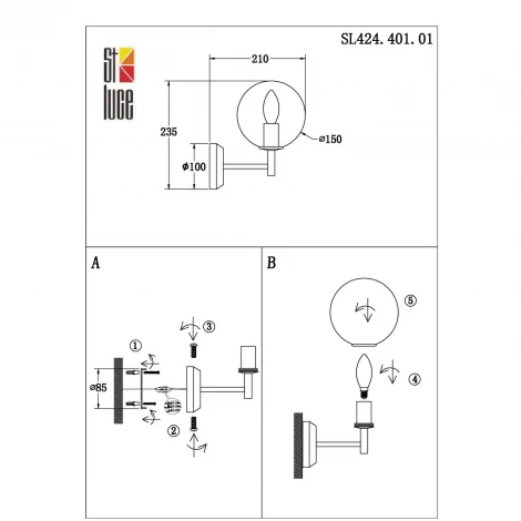 Бра ST Luce Rosello SL424.401.01
