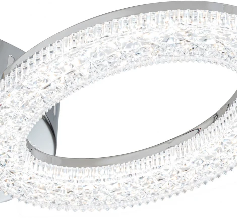 Потолочная люстра Escada Barit 10283/3LED 72Вт, металл/акрил, хром (регулировка яркости, 220V, пульт управления)