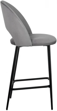 Стул полубарный Leo темно-серый Bradex Home RF 0049