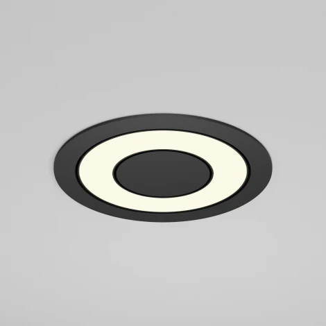 Встраиваемый светильник Maytoni Vector DL102-12W3K-B (LED, 220V, круглые)