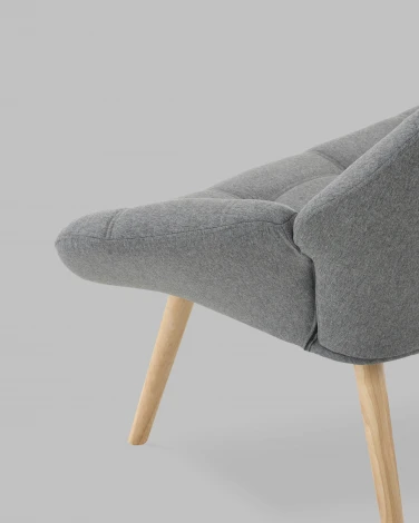 Кресло Олби Квадро серый Stool Group арт.УТ000040097