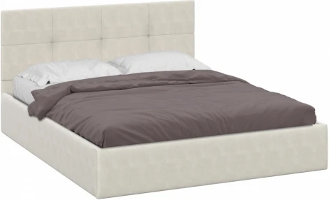 Двуспальная кровать Манака 160 (Манака 160х200 бежевая) Woodville арт.585396