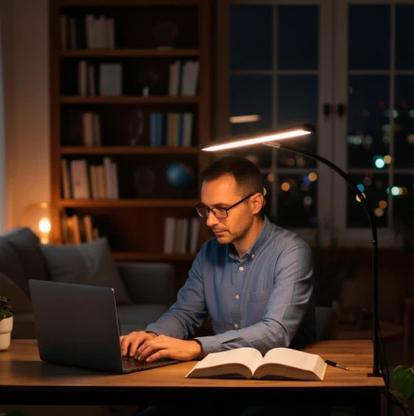 Настольная лампа светодиодная Nuvolt Jegser LTBL-004B