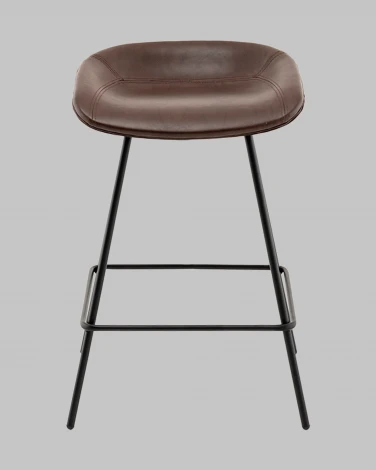 Стул полубарный Фуриоса экокожа коричневый Stool Group арт.УТ000041269