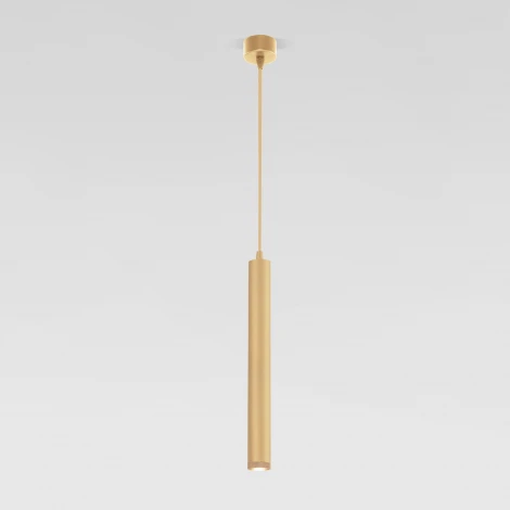 Подвесной светильник 7W 4200K золото Elektrostandard Lead 50245 LED (220V, на проводе, круглые)