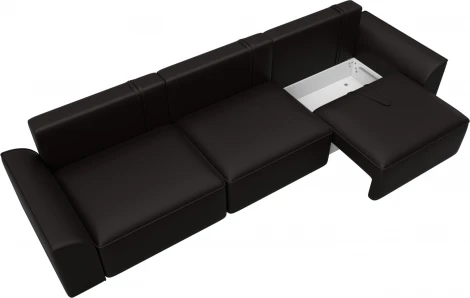 Диван прямой Лига-048 НПБ Лонг Лига Диванов (Экокожа) арт.128250