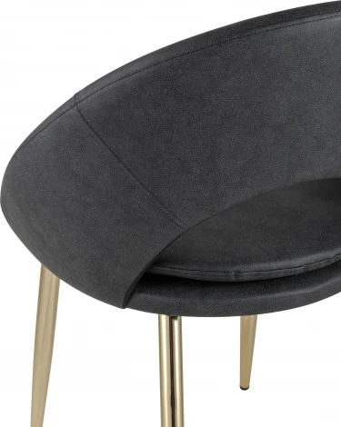 Стул Кензи экокожа Темно-серый 2 шт Stool Group (арт.УТ000037426)