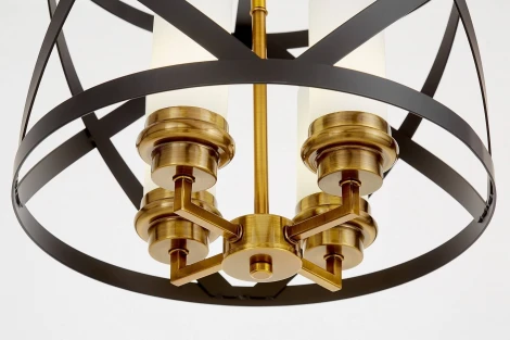 Потолочная люстра  Lumina Deco Astila LDP 1242-4 BK+MD