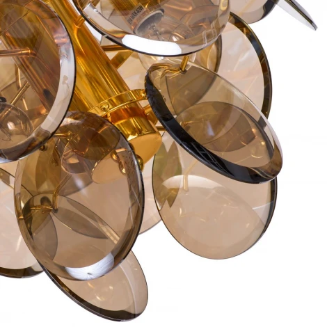 Подвесная люстра каскадная Divinare Chloe 7566/01 SP-8 (220V, хрусталь, на цепи)