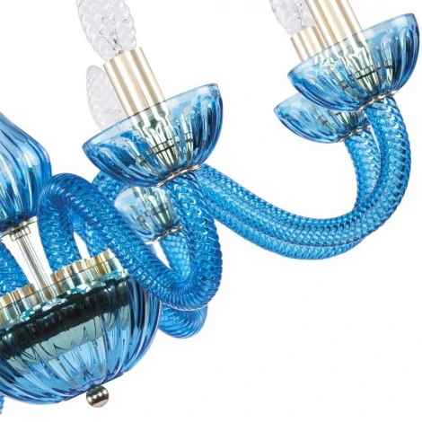 Подвесная люстра Bohemia 1310 1310/8/240 G Aq/Aquamarime/M-1H